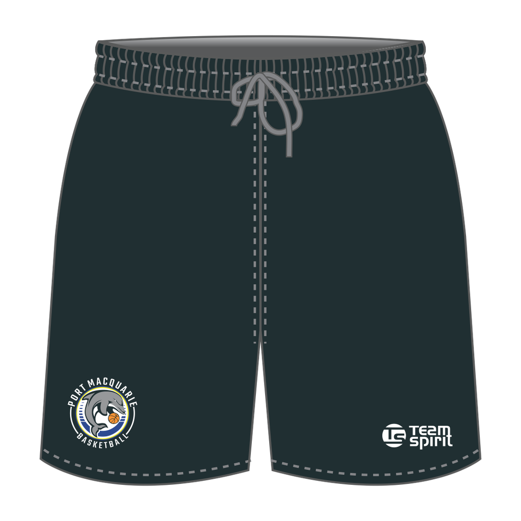 PM Basketball Shorts Black | Team Spirit