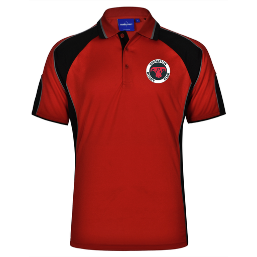 Singleton Polo - Red Black Insert