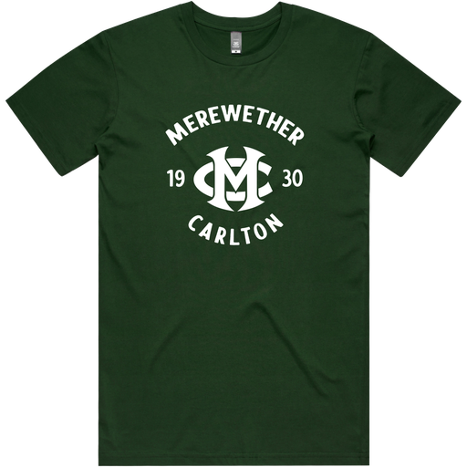 Merewether Carlton Tshirt Forest Green